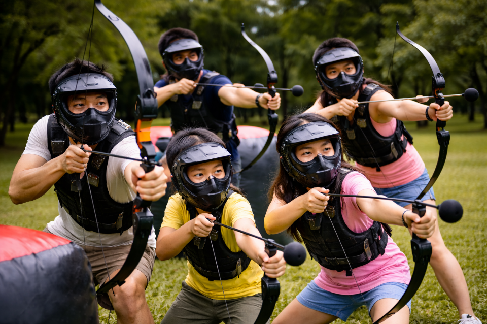Family-Friendly Archery Tag in Singapore