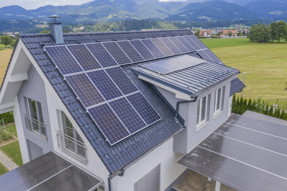 Solar panel installation for residential properties